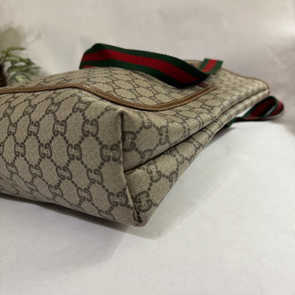 ‼️SOLD‼️Gucci Plus GG Supreme Ophidia Tote with Sherry Line Handles - Picture 5 of 10
